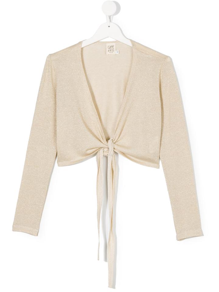 Caffe' D'orzo Stella Knot Bolero - Nude & Neutrals