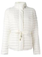 Michael Michael Kors Belted Puffer Jacket, Women's, Size: Xl, Nude/neutrals, Polyester/feather Down