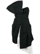 Alexandre Vauthier Bow Asymmetric Dress - Black