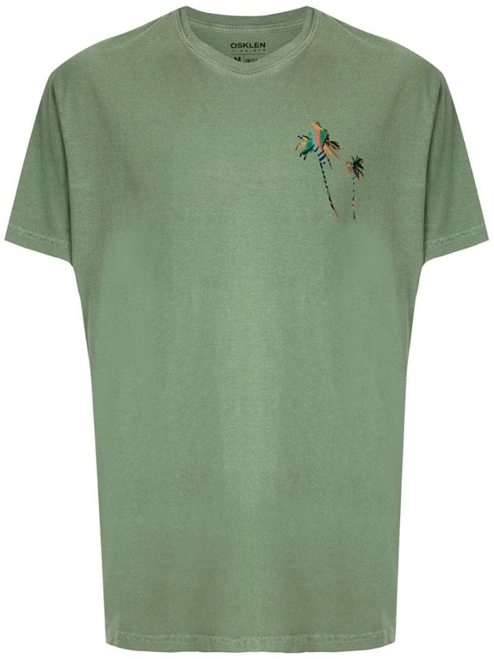 Osklen Stone Little Tropical Palm T-shirt - Green