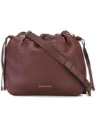 Burberry House Check Crossbody Bag, Women's, Pink/purple, Leather