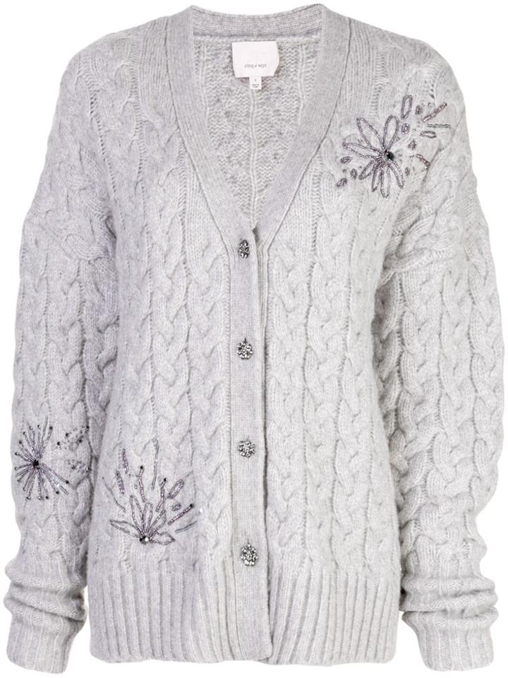 Cinq A Sept Victorian Cardigan - Grey