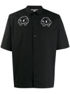 Mcq Alexander Mcqueen Embroidered Short Sleeve Shirt - Black