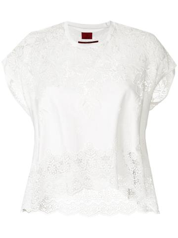 Moncler Gamme Rouge Embroidered Blouse - White