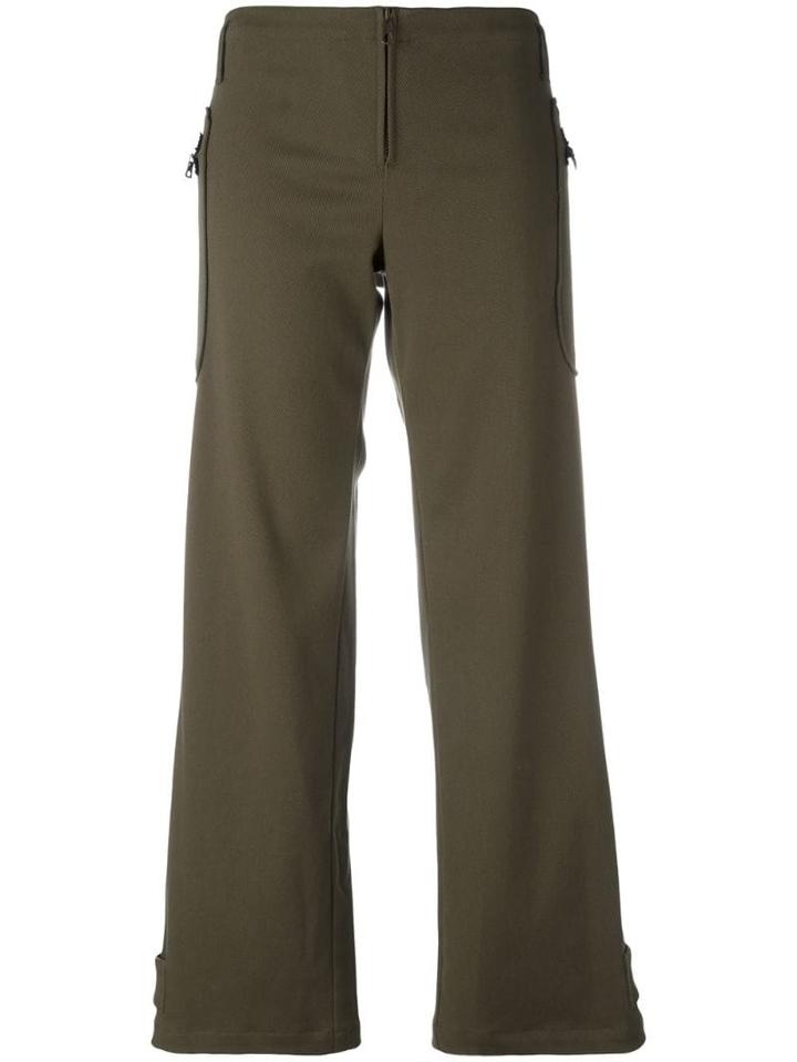 Romeo Gigli Pre-owned Twill Trousers - Green