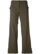Romeo Gigli Pre-owned Twill Trousers - Green