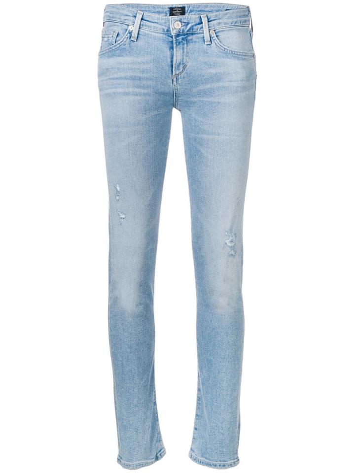 Citizens Of Humanity Low Rise Skinny Jeans - Blue