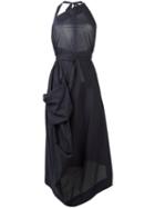 Vivienne Westwood - Asymmetric Dress - Women - Cotton - 42, Blue, Cotton