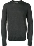 Canali Crew Neck Sweater - Grey