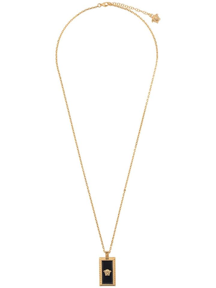 Versace Medusa Motif Bar Necklace - Gold