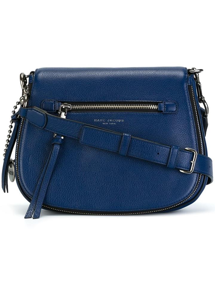 Marc Jacobs 'recruit' Saddle Crossbody Bag, Women's, Blue