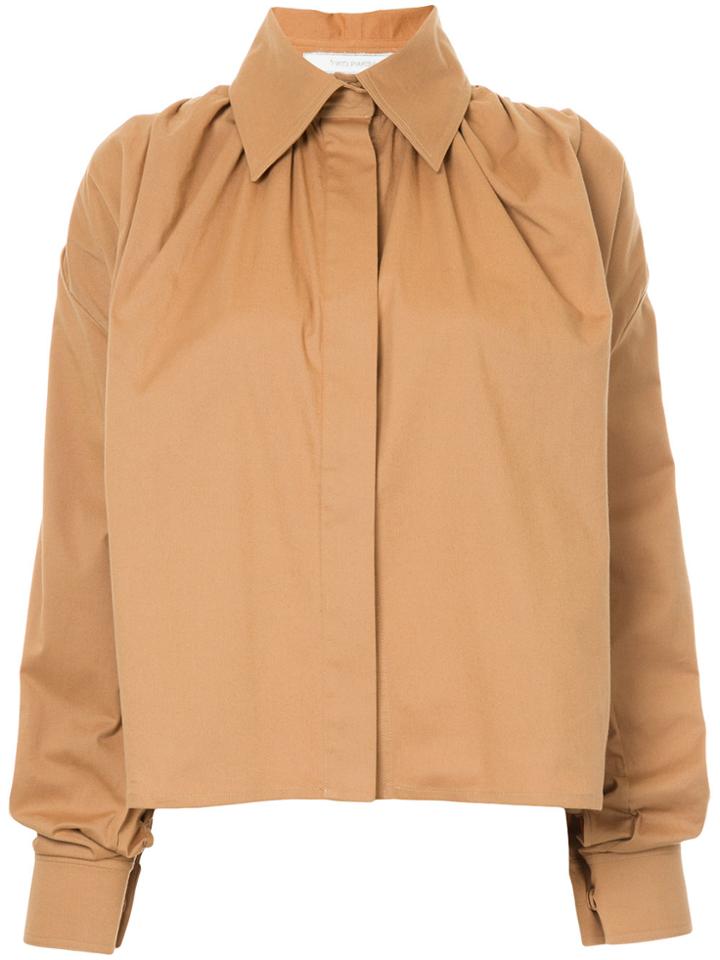 Tiko Paksa Short Shirt Jacket - Brown