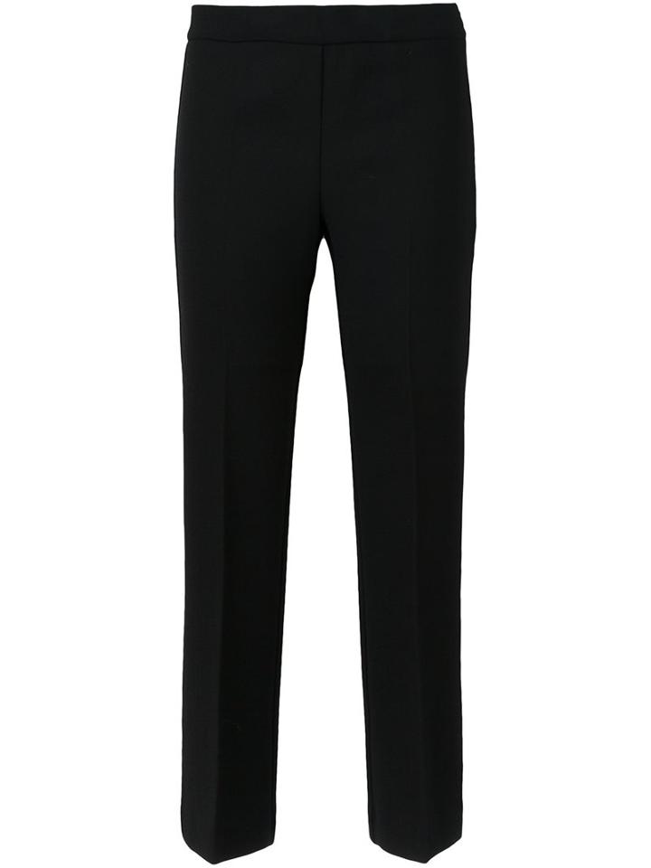 P.a.r.o.s.h. Cropped Trousers, Women's, Size: Xs, Black, Polyamide/spandex/elastane/wool