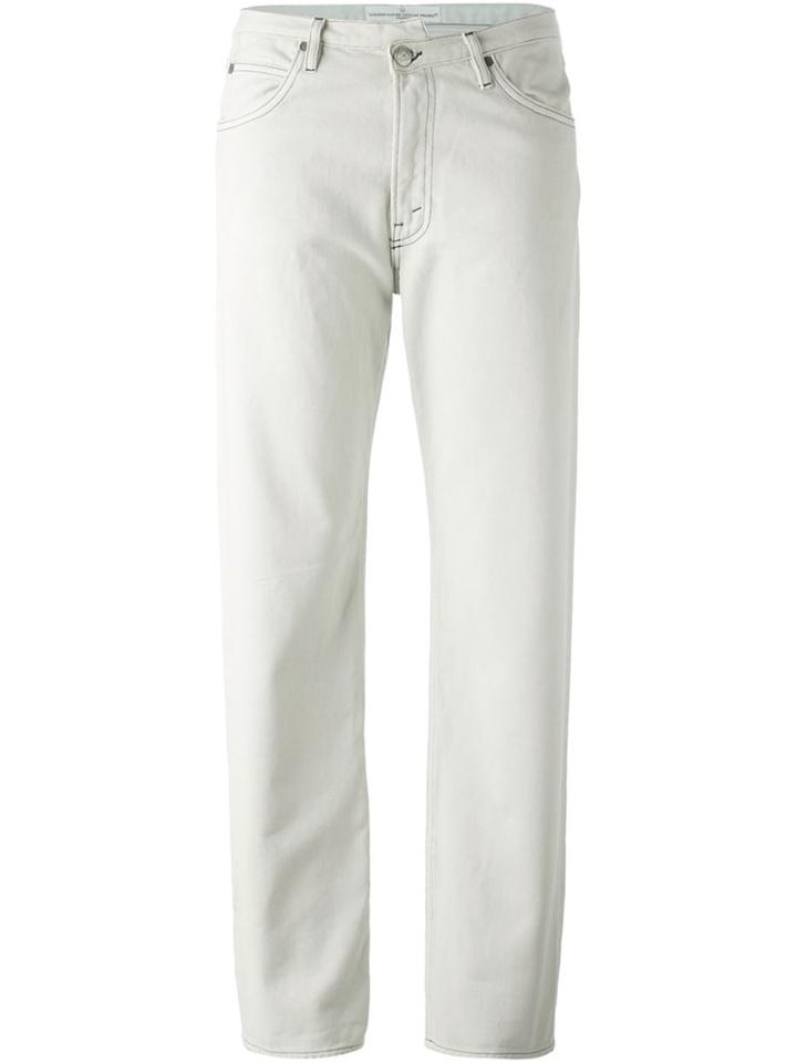 Golden Goose Deluxe Brand Loose Fit Trousers, Women's, Size: 25, Grey, Cotton