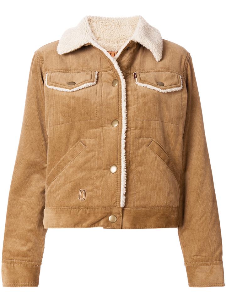 Marc Jacobs Corduroy Cropped Jacket - Brown