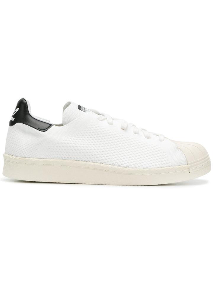Adidas Superstar 80s Primeknit Sneakers - White