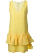 Viktor & Rolf Sleeveless Shift Dress, Women's, Size: 46, Yellow/orange, Polyamide/silk/cotton/polyamide