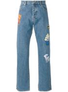 Kenzo - Badge Appliquéd Jeans - Men - Cotton/polyester - 29, Blue, Cotton/polyester