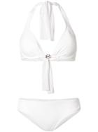 Michael Michael Kors Halterneck Bikini Set - White