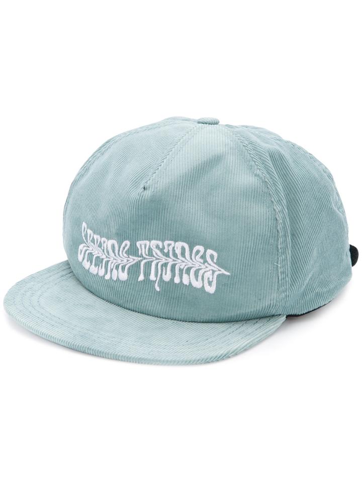 Off-white Embroidered Cap - Blue