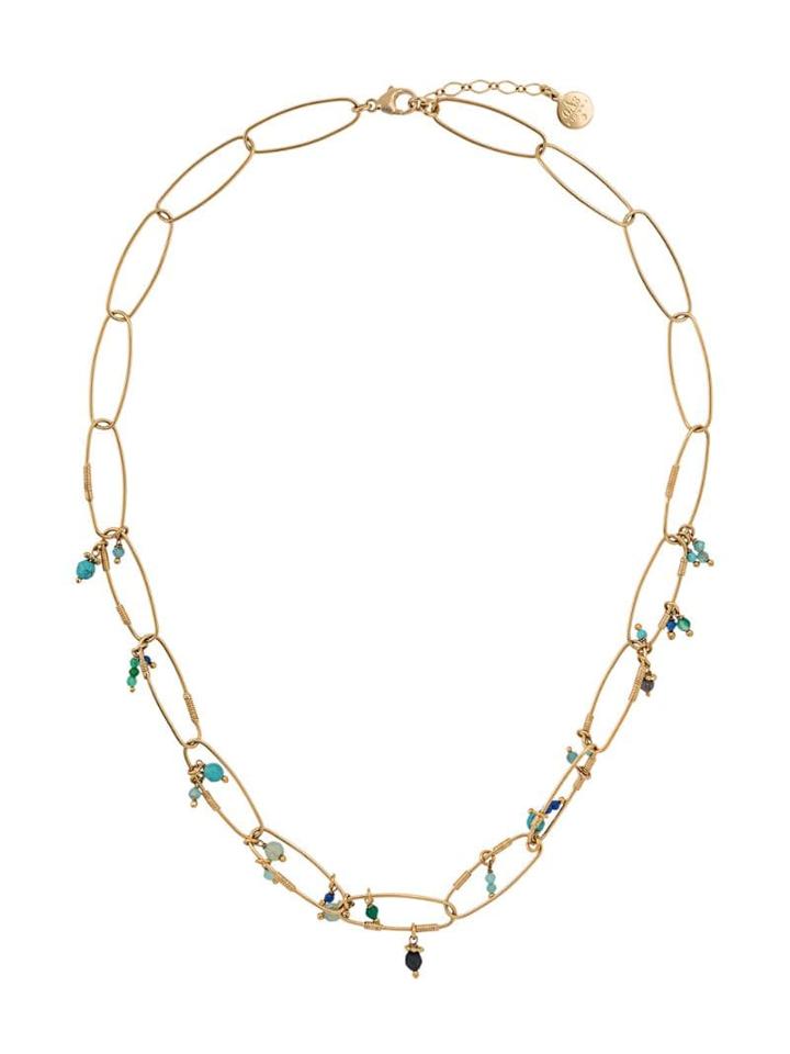 Gas Bijoux Cocoa Beaded Necklace - Gold