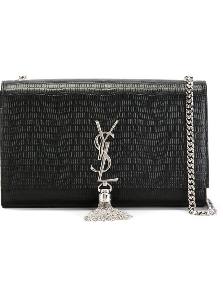 Saint Laurent Medium 'classic Monogram' Satchel, Women's, Black