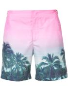 Orlebar Brown Printed Shorts - Pink & Purple