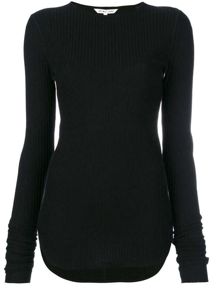 Helmut Lang Crew Neck Top - Black