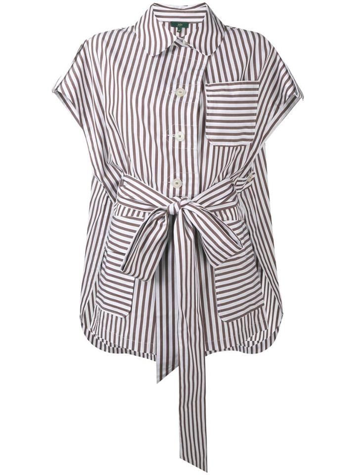 Jejia Striped Shirt - White