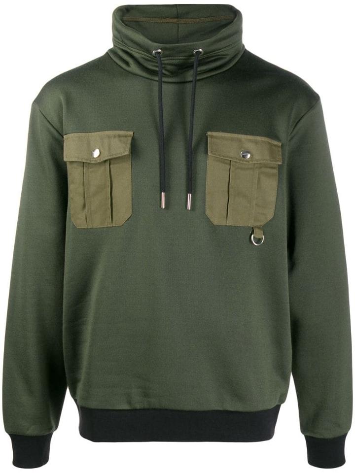 Diesel Drawstring Neck Sweatshirt - Green