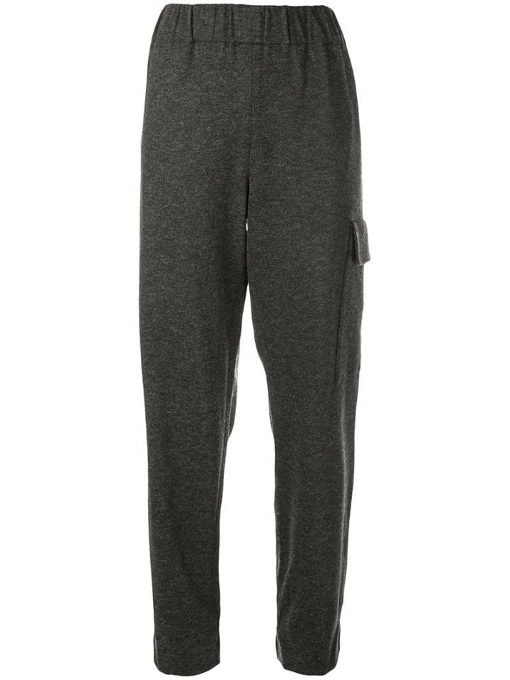 Tibi Cargo Track Trousers - Grey