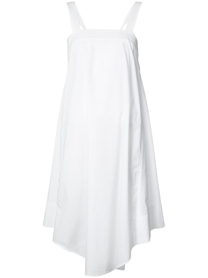 Trina Turk - Back Lace-up Detail Dress - Women - Cotton/spandex/elastane - L, White, Cotton/spandex/elastane