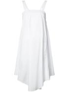 Trina Turk - Back Lace-up Detail Dress - Women - Cotton/spandex/elastane - L, White, Cotton/spandex/elastane
