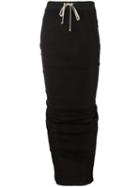Rick Owens Drkshdw Pillar Skirt, Women's, Size: Medium, Black, Cotton