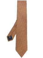 Ermenegildo Zegna Printed Styled Tie - Yellow & Orange