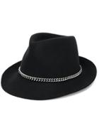 Stella Mccartney Wool Chain Hat - Black