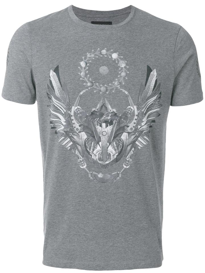 Frankie Morello Printed T-shirt - Grey