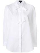 Giorgio Armani Pussy-bow Fastening Shirt - White