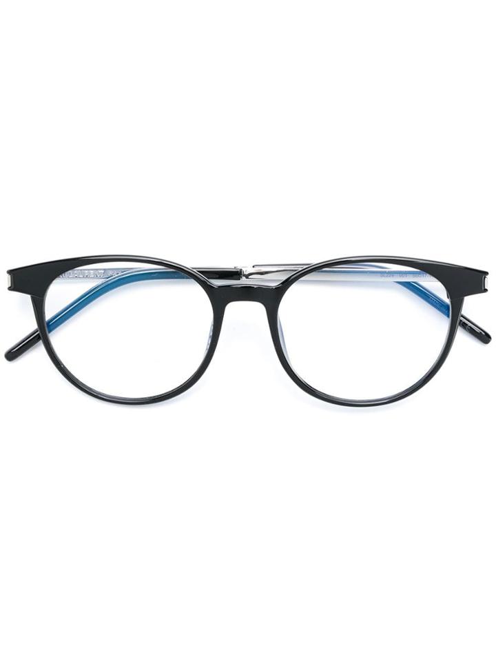 Saint Laurent Eyewear Round Glasses - Black