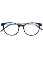 Saint Laurent Eyewear Round Glasses - Black