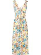 Isa Arfen Floral Print Dress - White