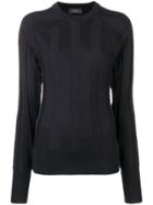 Joseph Fitted Knit Top - Black