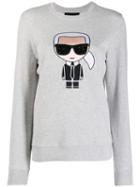 Karl Lagerfeld Embroidered Karl Sweatshirt - Grey