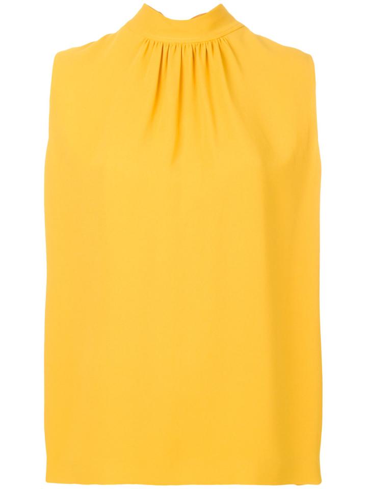 Joseph Sleeveless Blouse - Yellow & Orange