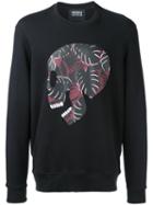 Markus Lupfer Skull Print Sweatshirt, Men's, Size: Xl, Black, Cotton