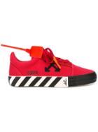 Off-white Red Low Top Sneakers