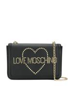 Love Moschino Studded Detail Shoulder Bag - Black