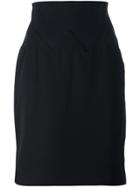 Jean Paul Gaultier Vintage Knee Length Skirt - Black