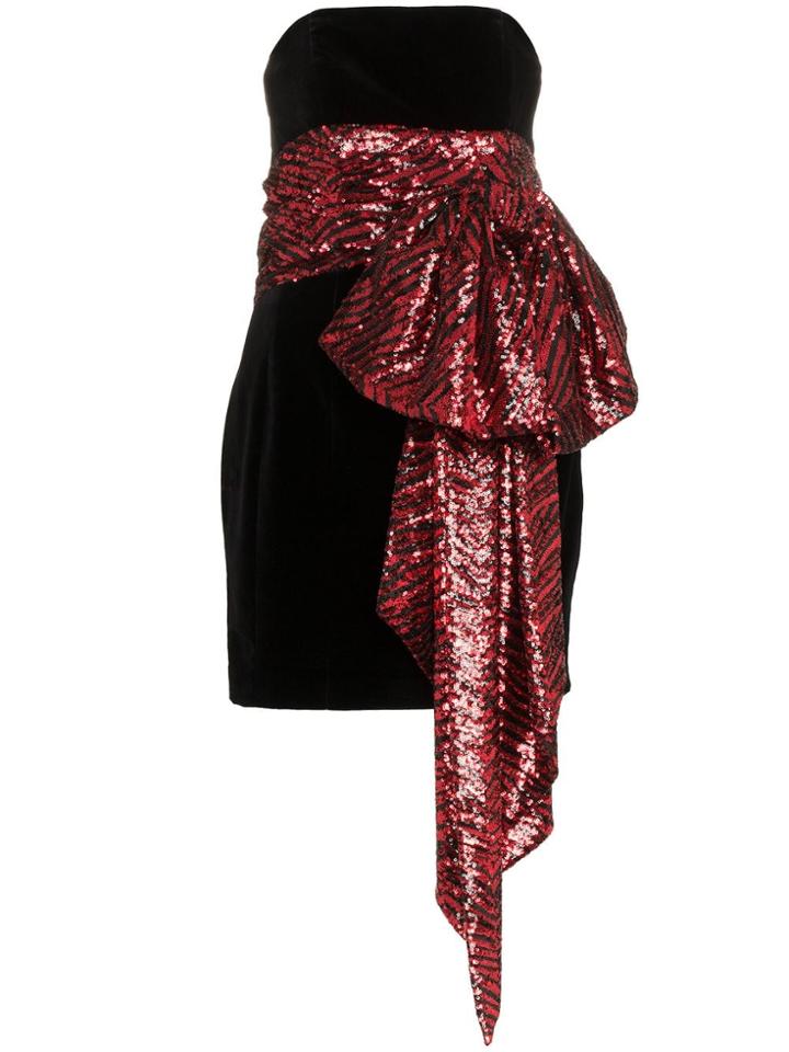 Alexandre Vauthier Embellished Bow Mini-dress - Black