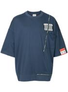 Maison Mihara Yasuhiro Patch Pocket T-shirt - Blue